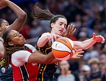 "She's so soft"- Caitlin Clark allegedly warns refs to not fall for Ariel Atkins' flopping antics