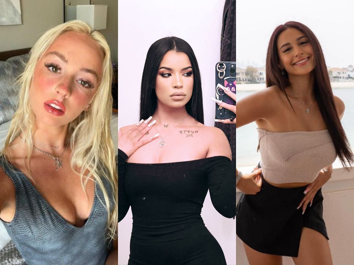 Female Kick streamers who are considered controversial (Image via Instagram/Natalie Reynolds, X/Xenathewitch and Instagram/Sam Frank)