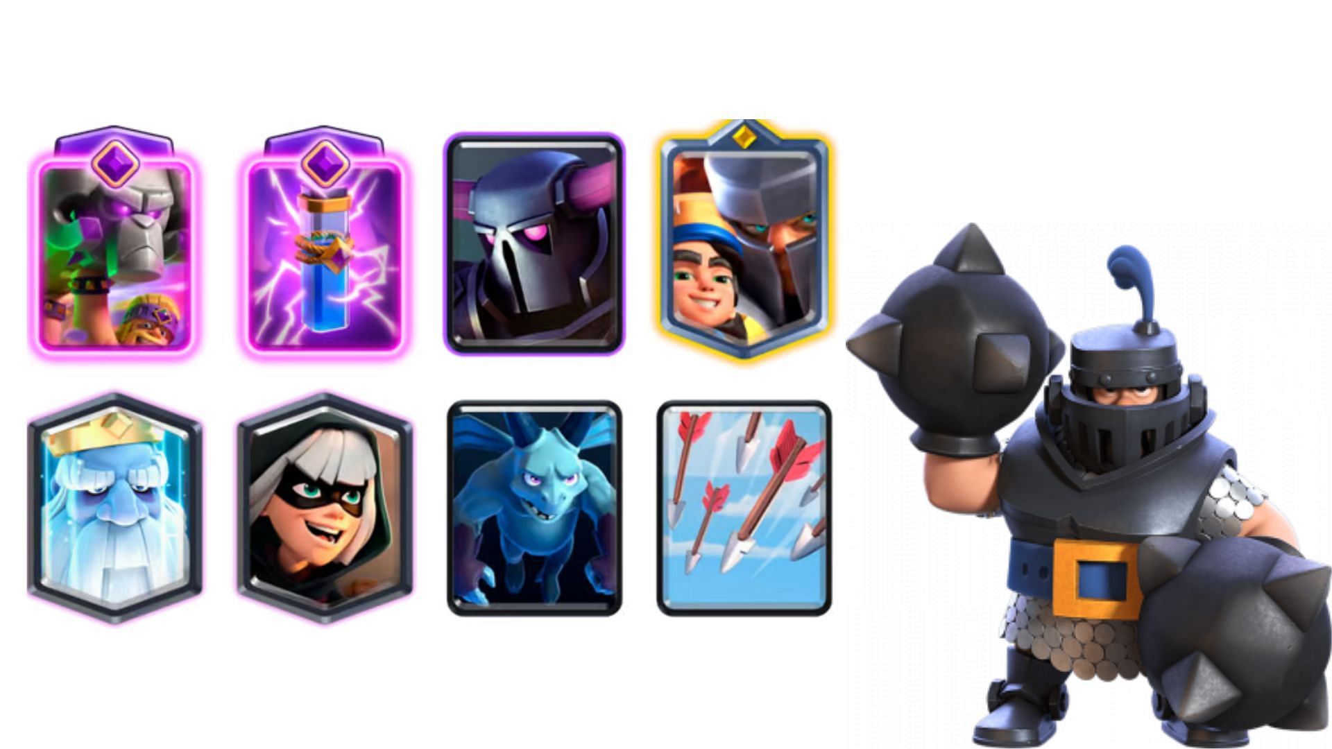 Pekka Bandit Ghost deck in Clash Royale (Image via SuperCell)