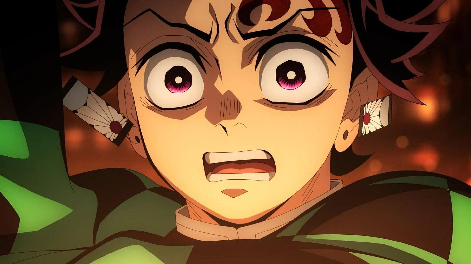 Tanjiro as shown in the anime (Image via Studio Ufotable)