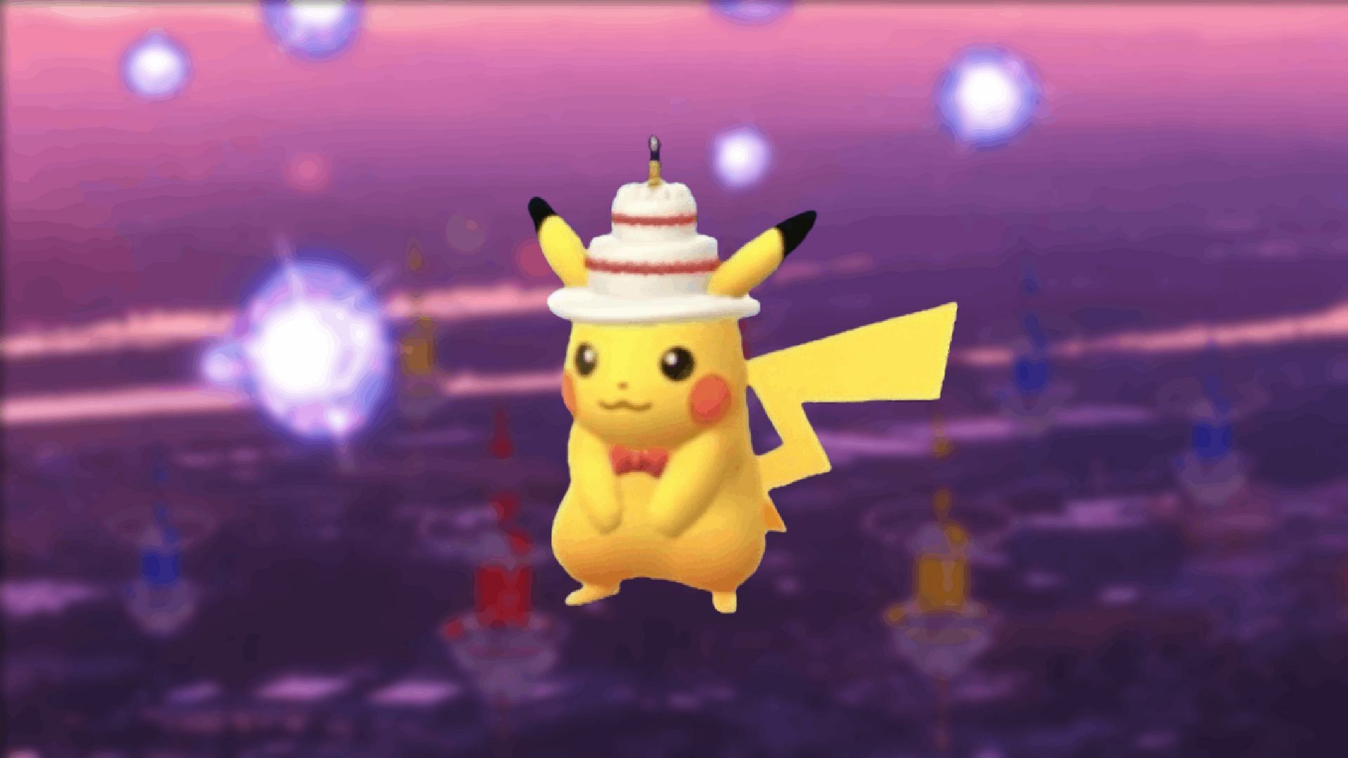Cake Hat Pikachu Spotlight Hour (Image via The Pokemon Company)