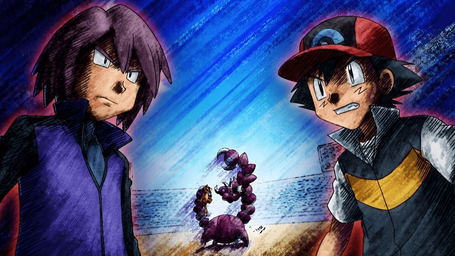 Ash and Paul couldn&#039;t have been more different as rivals. (Image via The Pokemon Company)