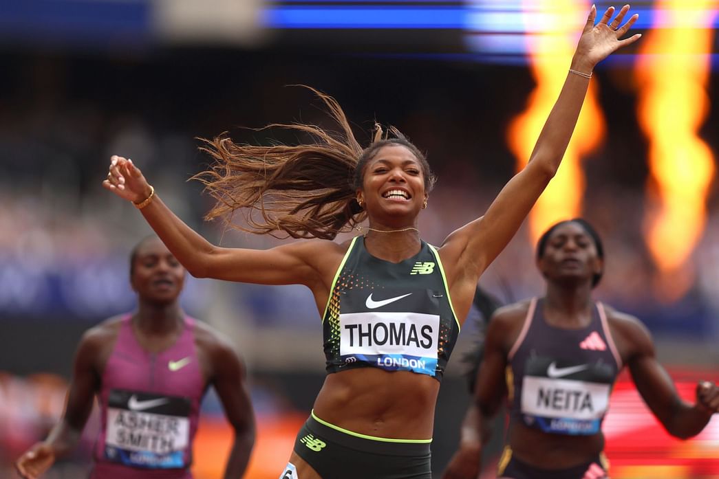 "I'm freaking out" Gabby Thomas' excitement holds no bounds as she