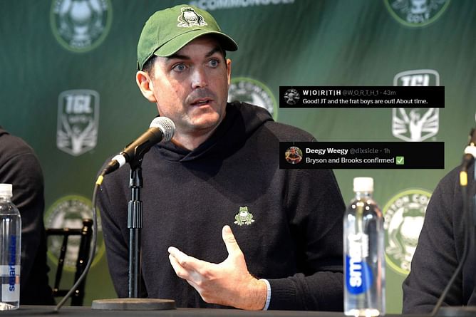 "JT and the frat boys out!"; "Bryson and Brooks confirmed"- Fans react to Keegan Bradley's LIV player plans for the 2025 Ryder Cup team