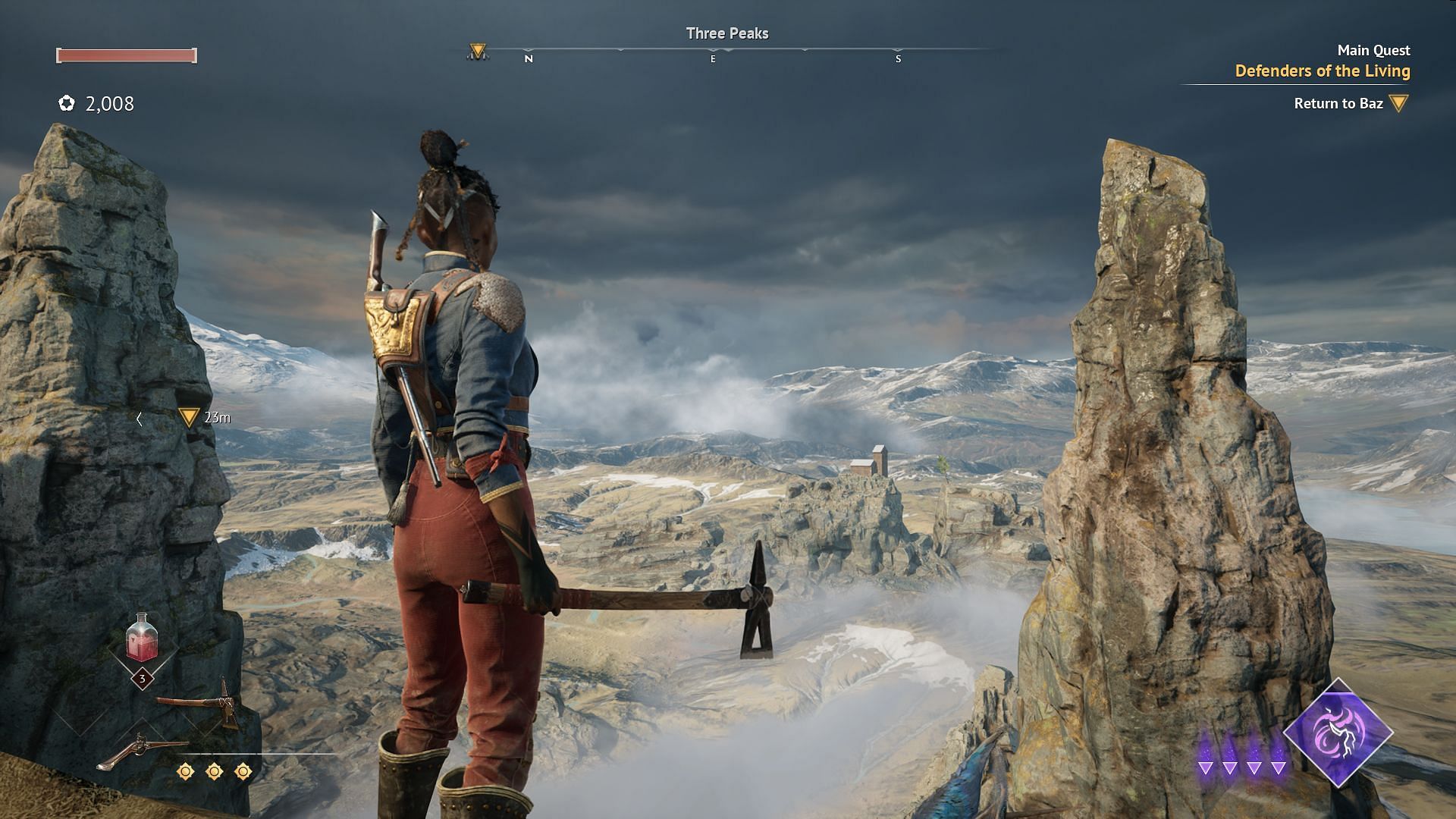 Nor&#039;s Axe is the default melee weapon you start the game with (Image via Kepler Interactive)