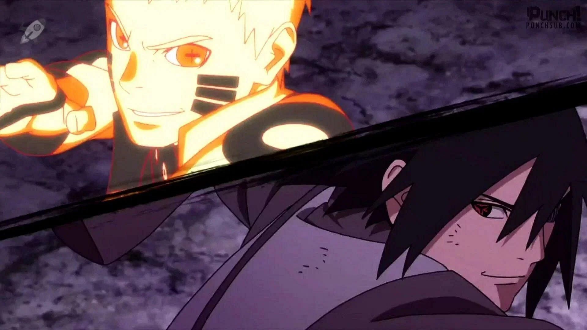 Naruto and Sasuke as shown in the anime (Image via Studio Pierrot)