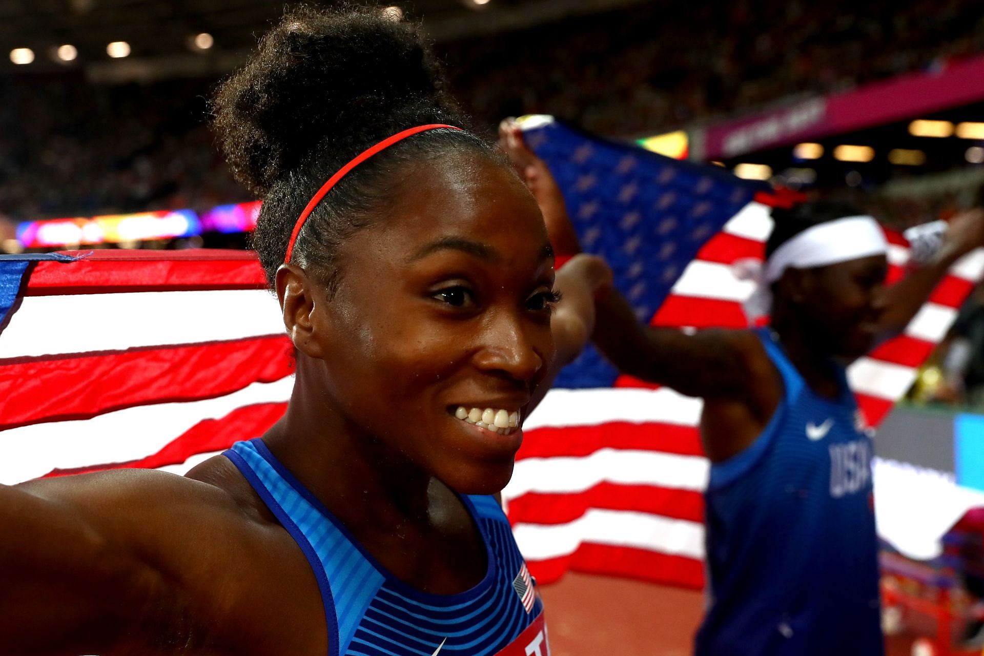 Tianna Bartoletta, the American all rounder [Image Source: Getty]