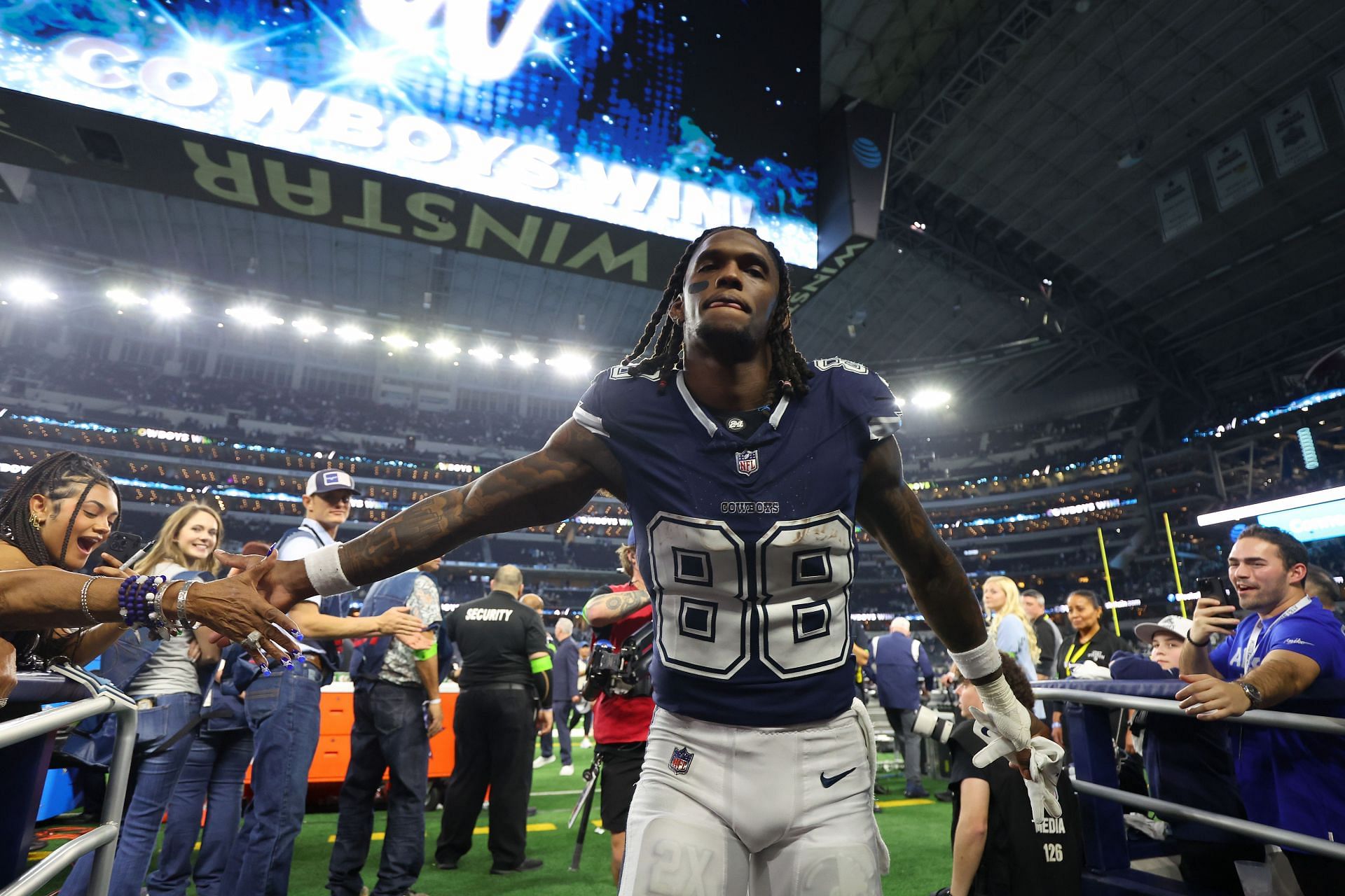 CeeDee Lamb at Detroit Lions v Dallas Cowboys