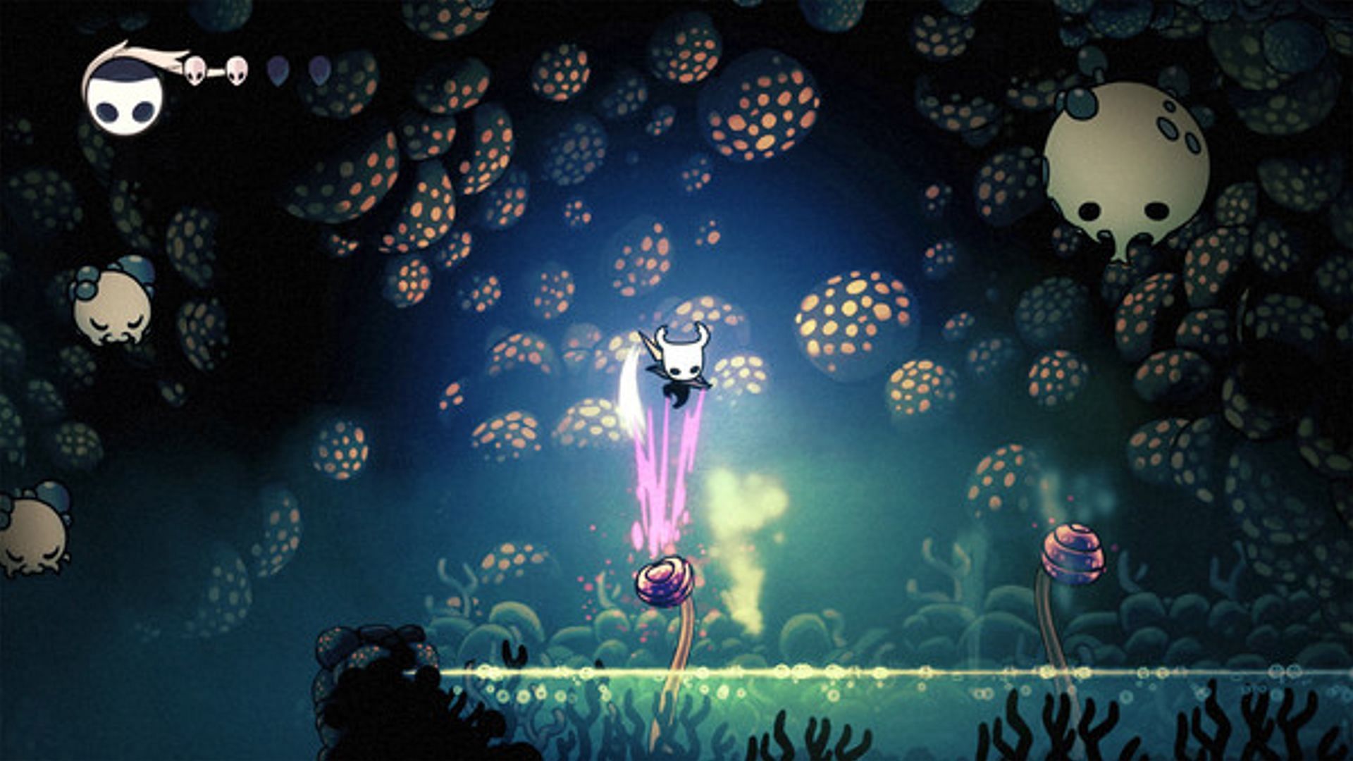 Hollow Knight is a difficult side scroller (Image via Team Cherry)