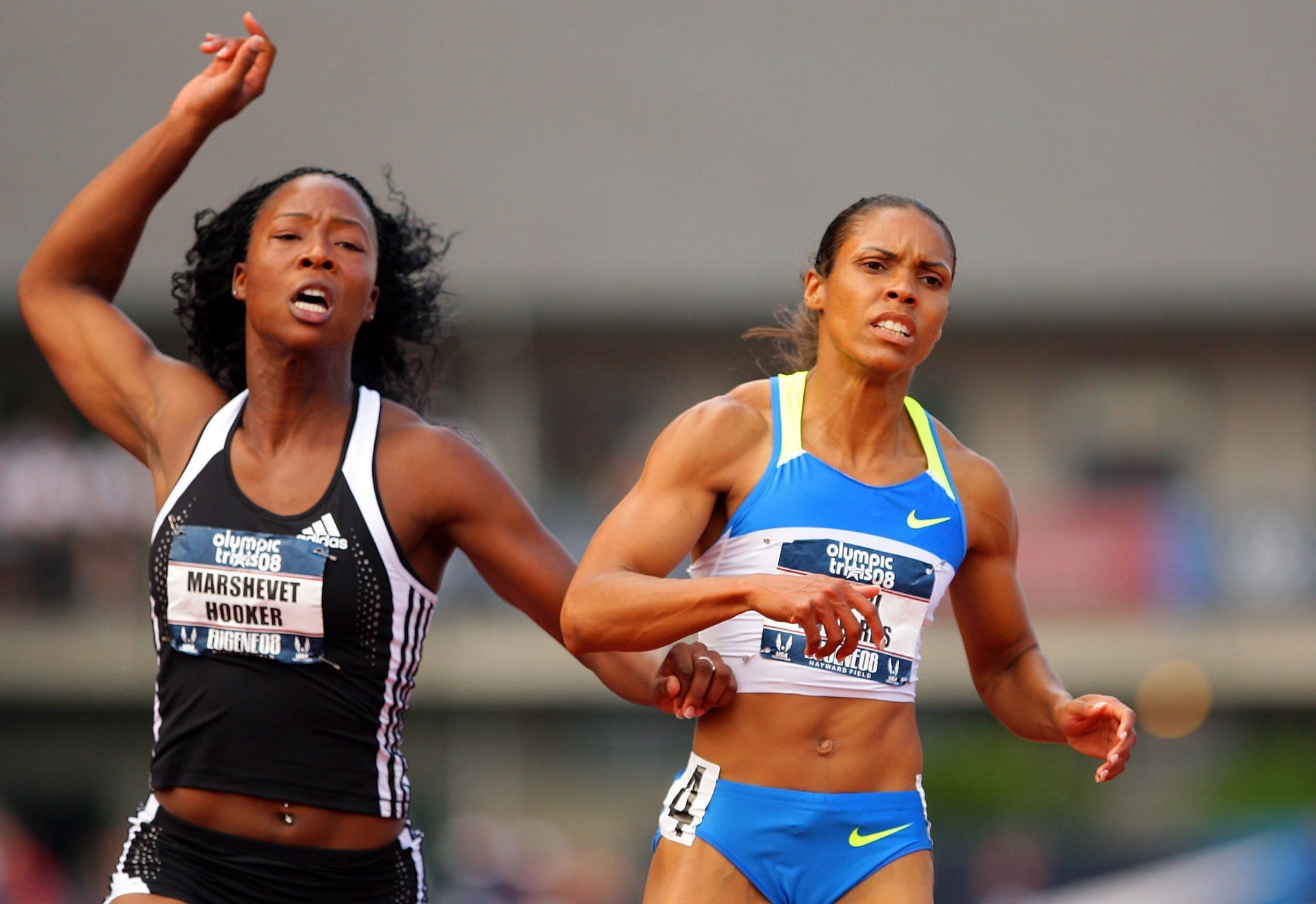 Torri Edwards [R] in action [Image Source: Getty]