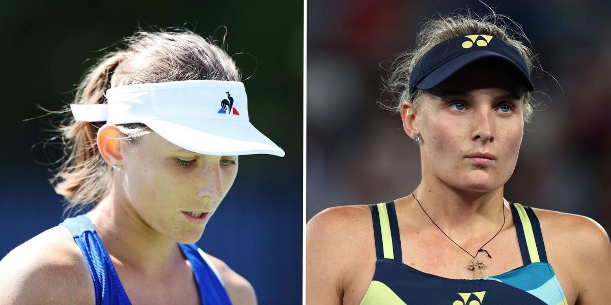 Varvara Gracheva (L) Dayana Yastremska (R). (Source: GETTY)