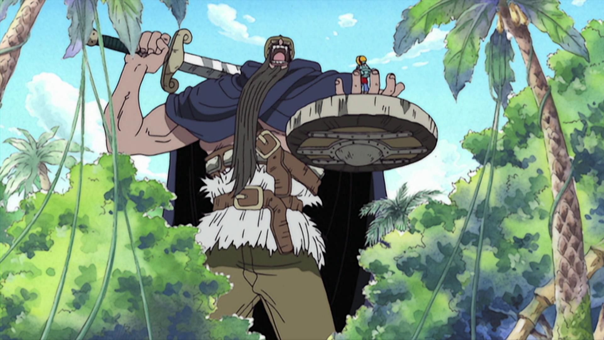 Dorry wielding Terry Sword in One Piece (Image via Toei Animation)