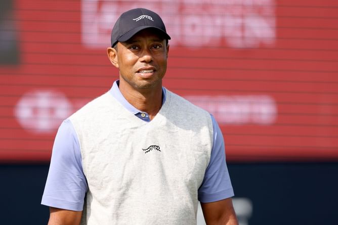 In pics: Tiger Woods starts practice early at the Royal Troon course ahead of The Open Championship
