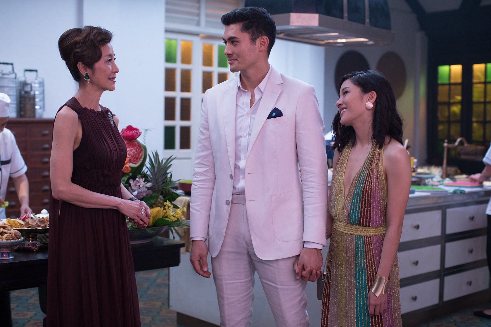 The lead cast of Crazy Rich Asians (Image via Warner Bros.)