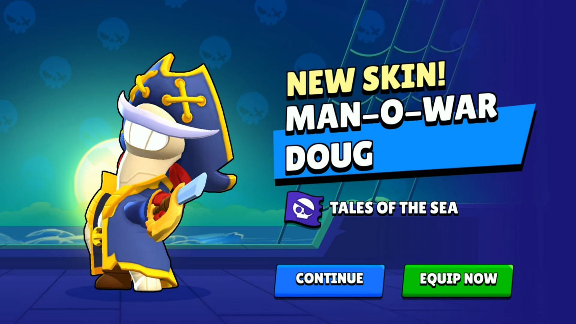 Brawl Stars Man-O-War Doug skin: Cost, design, and more