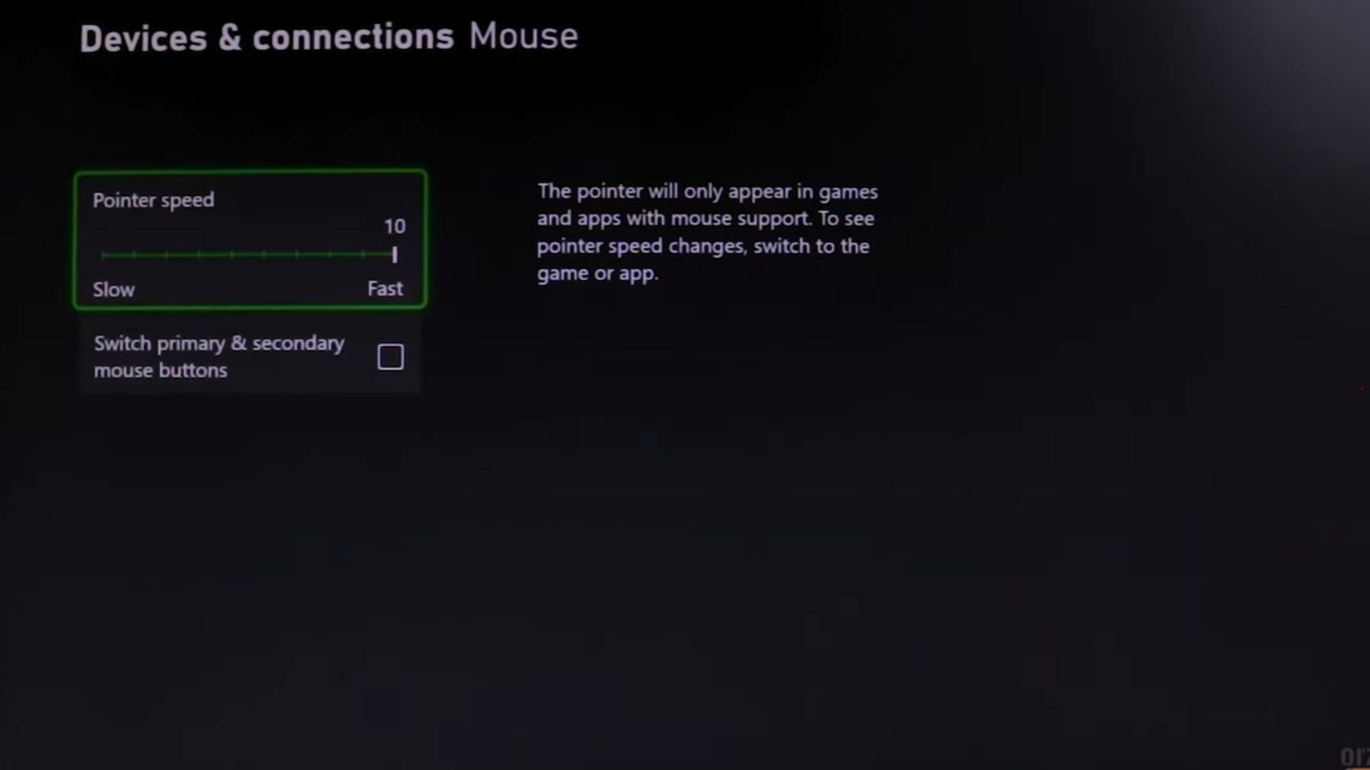 Device and connections: Mouse settings (Image via YouTube/Orzly)