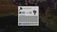 Applying the Silence armor trim to a diamond chestplate (Image via Mojang)