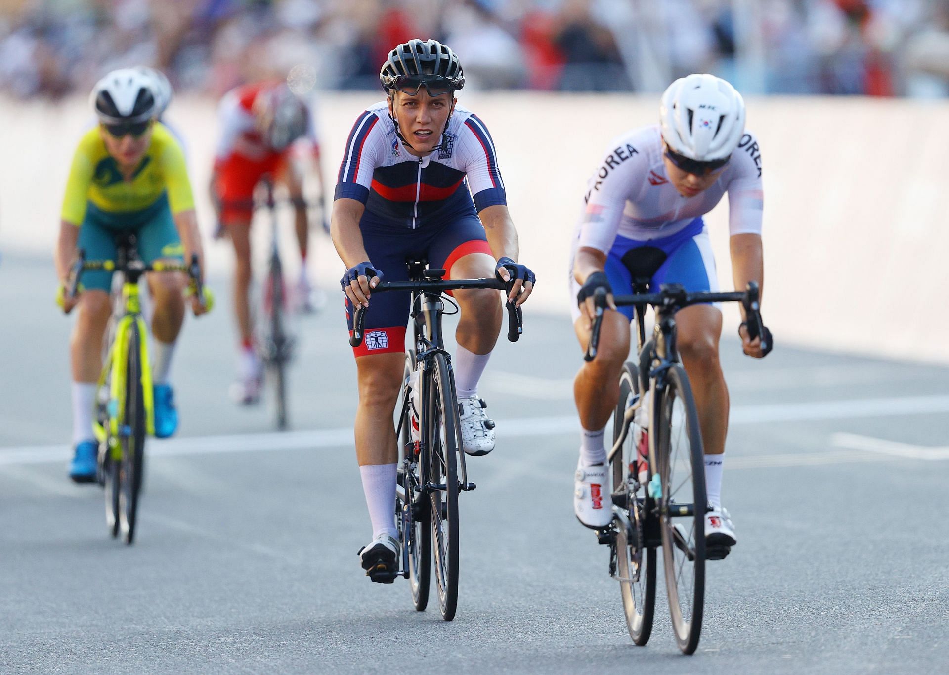 Tamara Dronova of Team ROC at the Tokyo 2020 Olympic Games. (Photo by Tim de Waele/Getty Images)