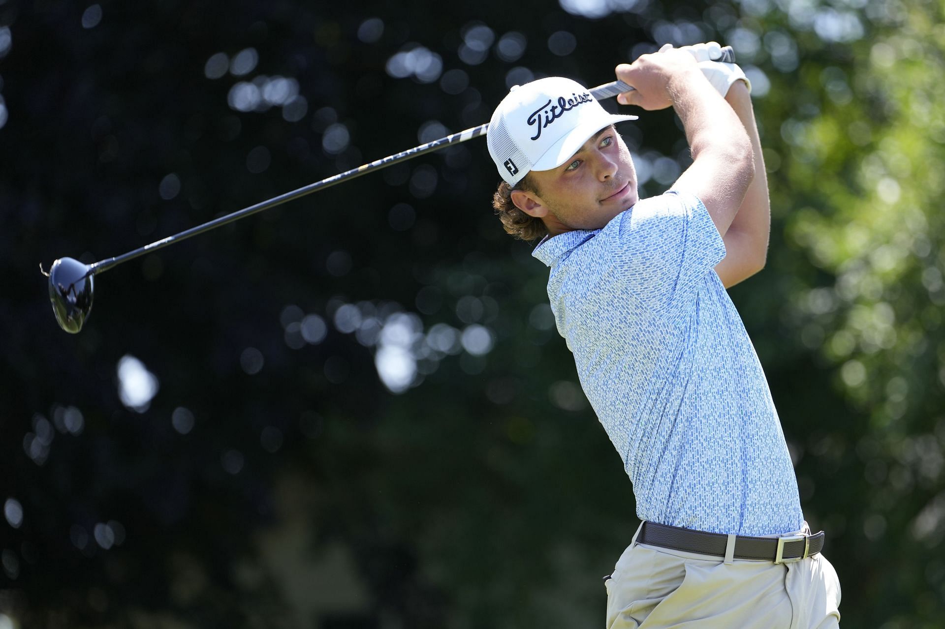 Trevor Gutschewaski at the 76th U.S. Junior Amateur Championship (Image via Raj Mehta/Getty Images)