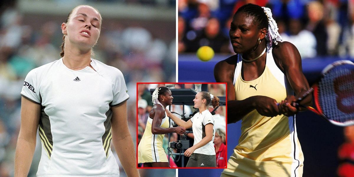 Serena Williams faced Martina Hingis in the 1999 US Open final. (Source: GETTY)