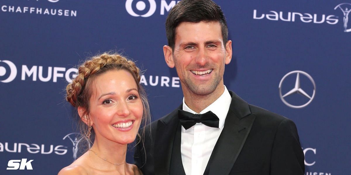 Jelena Djokovic (L) and Novak Djokovic (R) (Source: Getty Images)