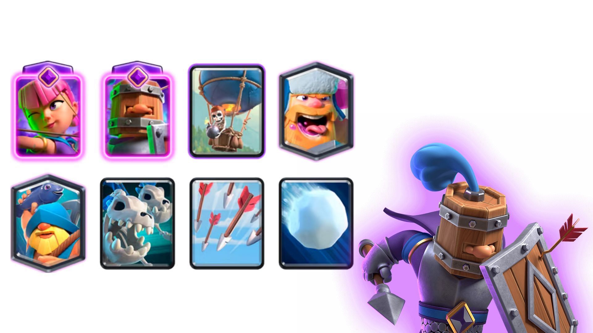 LumberLoon SD FishBoy deck in Clash Royale (Image via SuperCell)