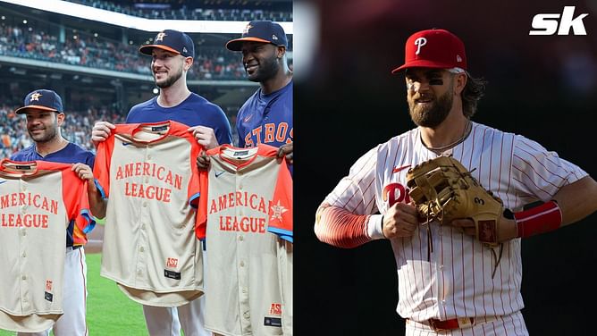 "If we could change back to that, it'd be really cool" - Bryce Harper advocates for team uniforms to return during All-Star Game