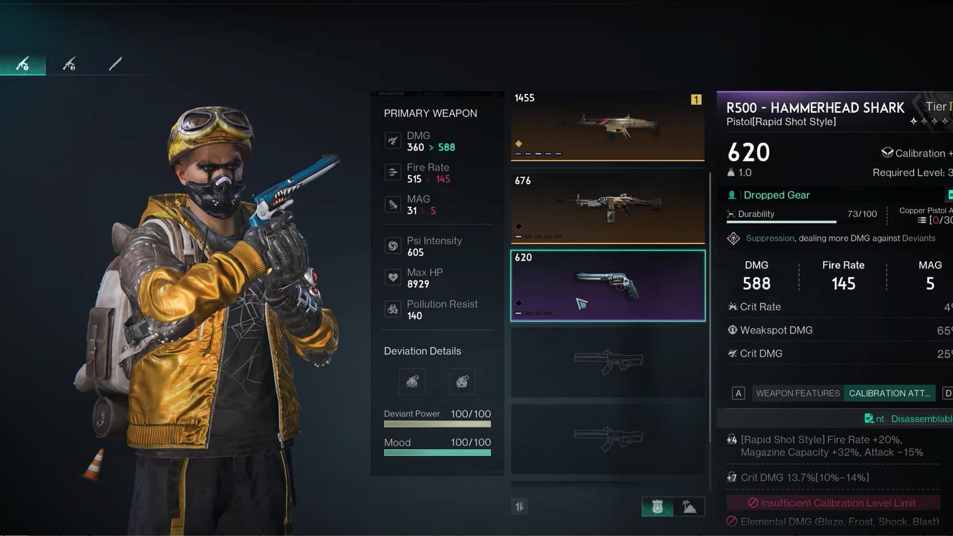 The R500 Hammerhead Shark is one of the best pistols in Once Human (Image via Starry Studio / CookiestMonster YouTube)