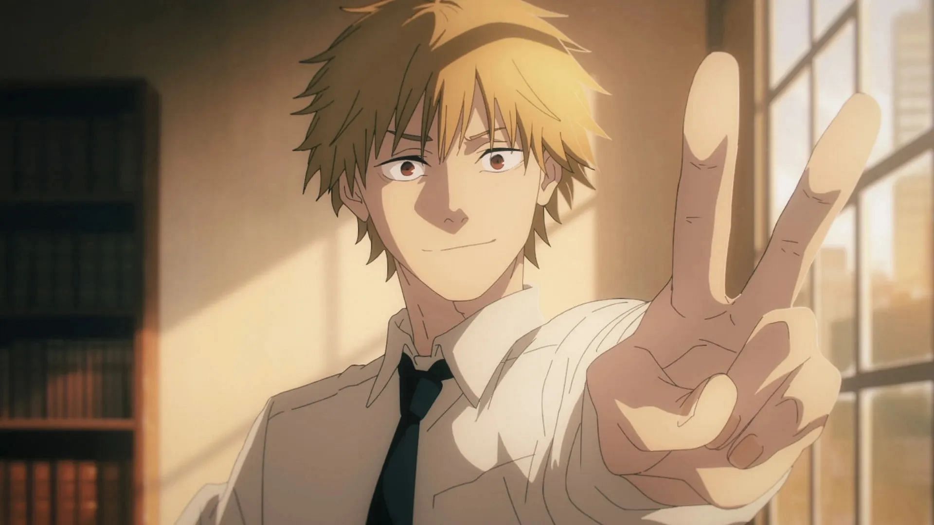 Denji as seen in the anime (Image via MAPPA Studios)