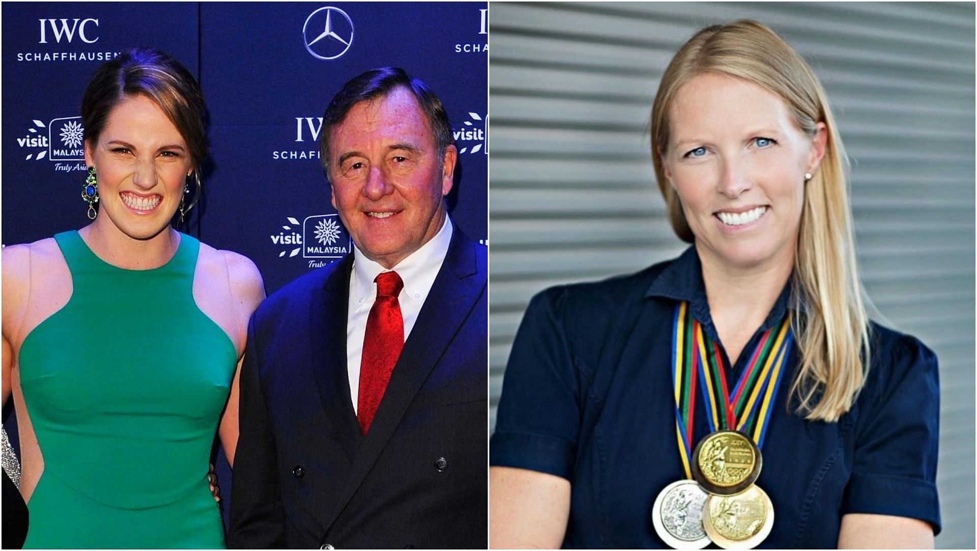 Missy Franklin and Crissy Perham