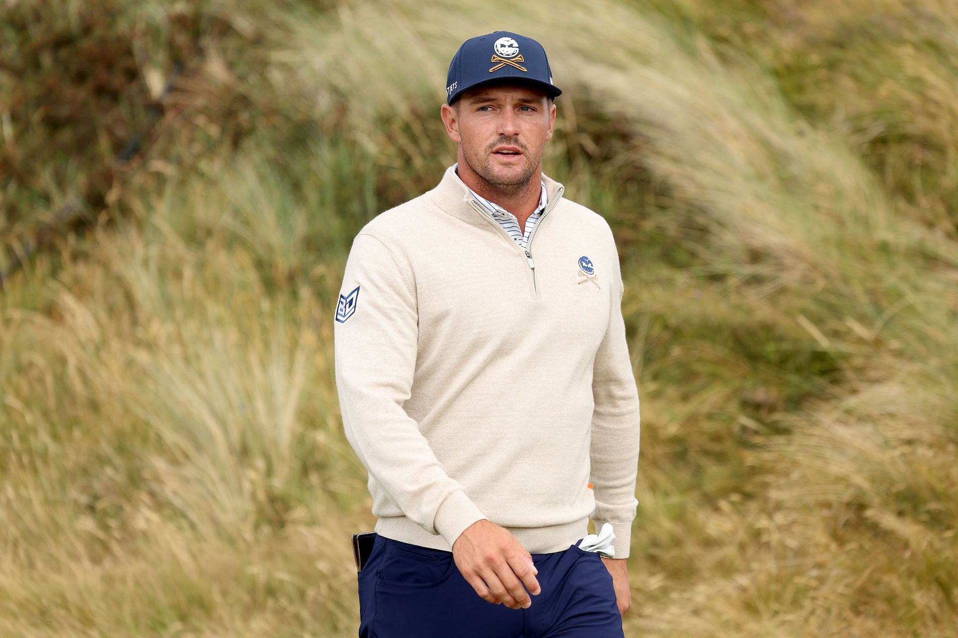 Bryson DeChambeau has a disappointing finish at the 152nd Open - Day Two. Image via Getty Images