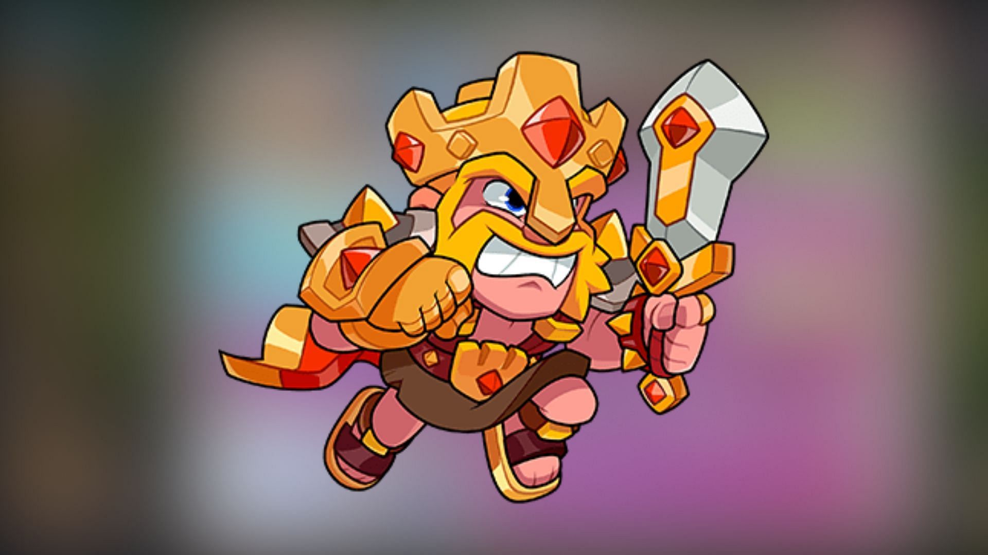 Barbarian King increases the speed of melee characters around him (Image via Supercell)