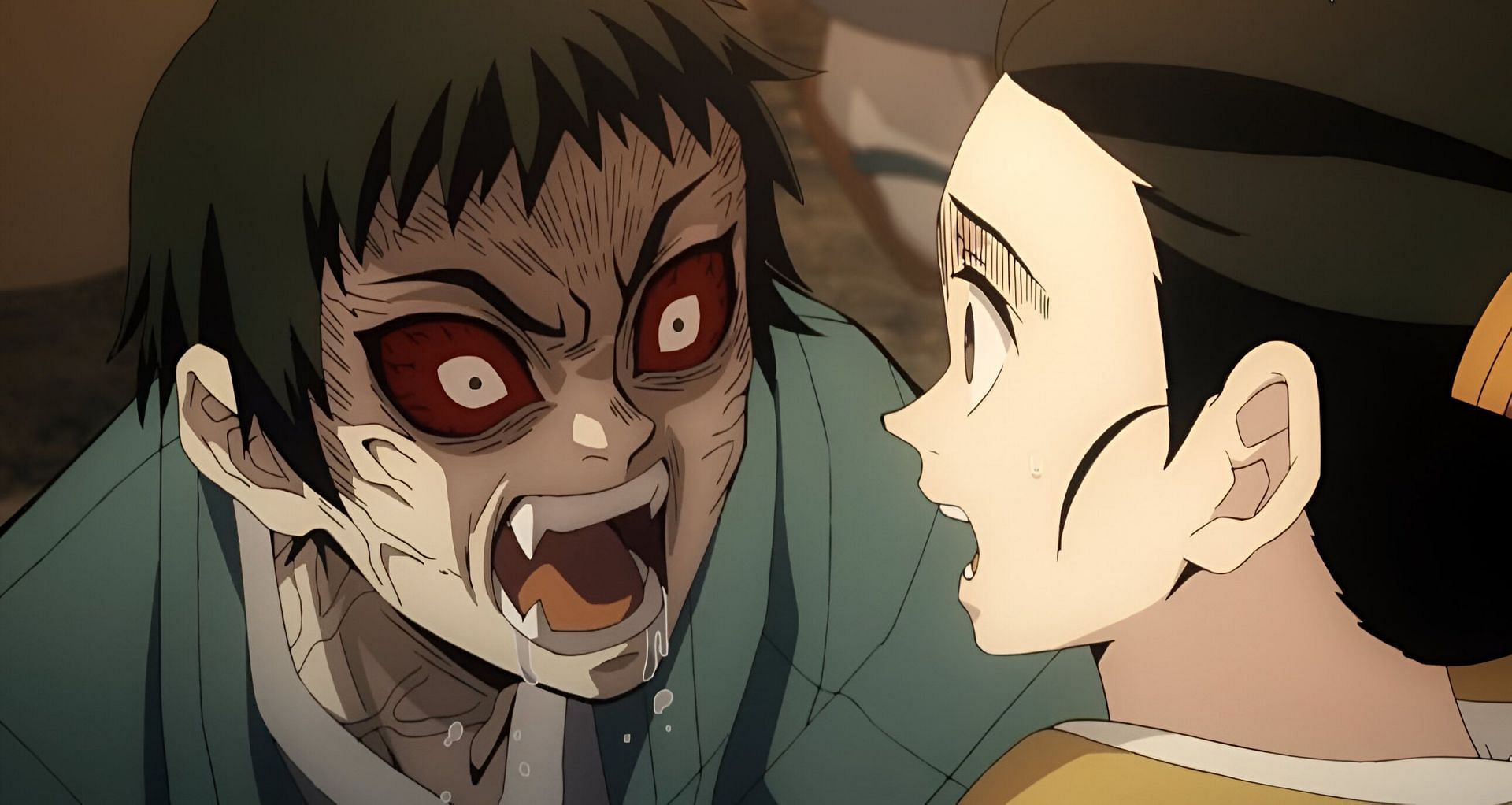 The man from Asakusa whose Blood Demon Art wounded Muzan in season 4 episode 8 (Image via Ufotable)