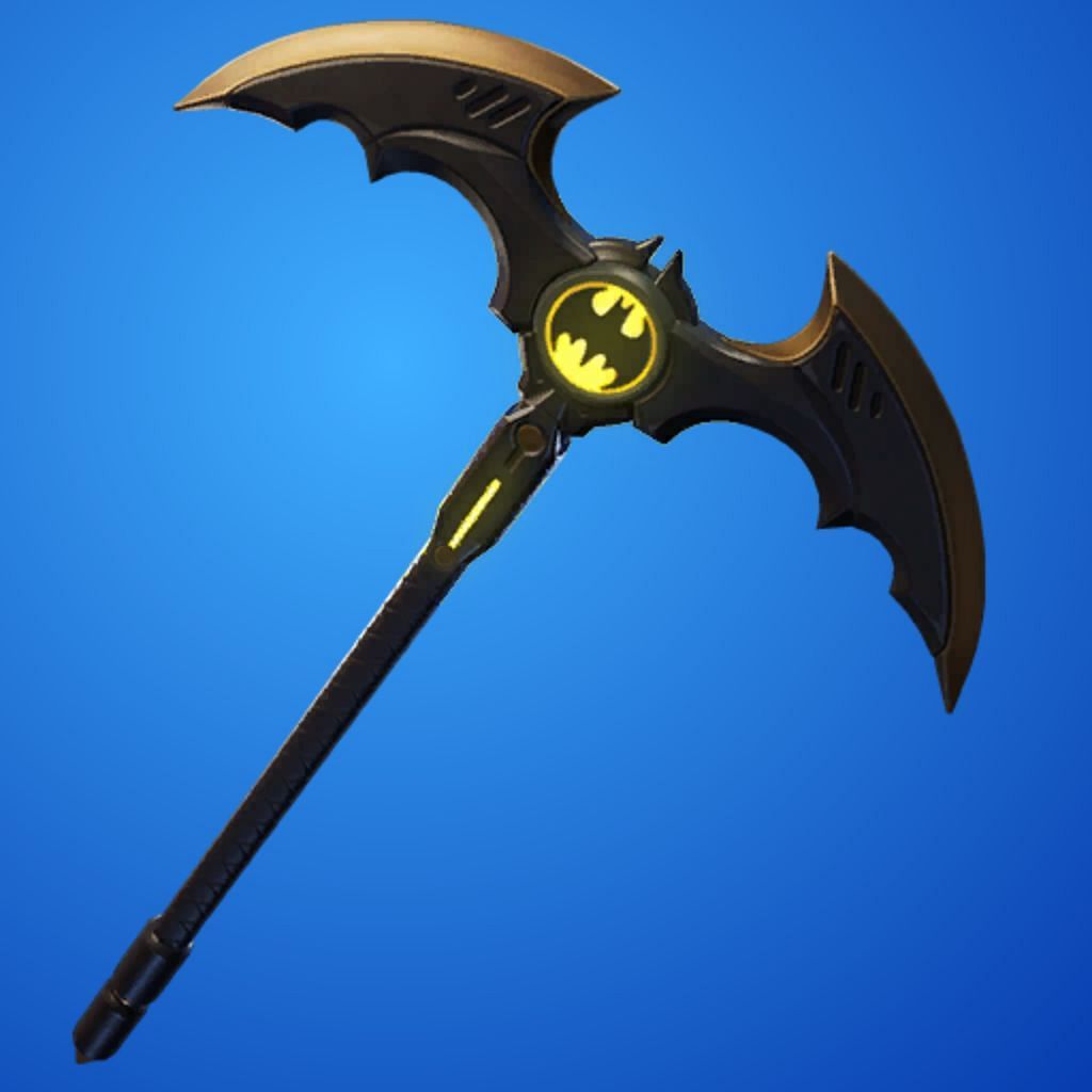 Batman Pickaxe&#039;s sleek DC-inspired look makes it a fan-favorite choice (Image via Epic Games)