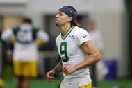Christian Watson at Green Bay Packers OTA Offseason Workout