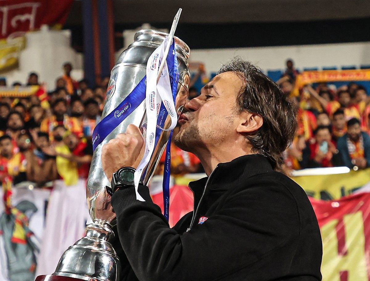 Carles Cuadrat led East Bengal to the Super Cup victory in January.