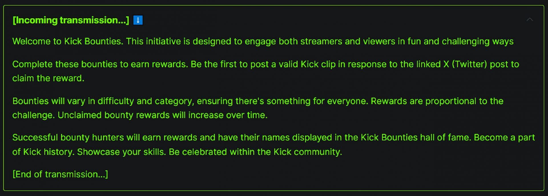 New feature explained by the Kick Community (Image via kickcommunity.com)