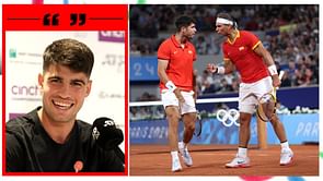 "Playing with Rafael Nadal in my first Olympics... difficult to deal with nerves" Carlos Alcaraz reflects on his doubles debut with legend in Paris