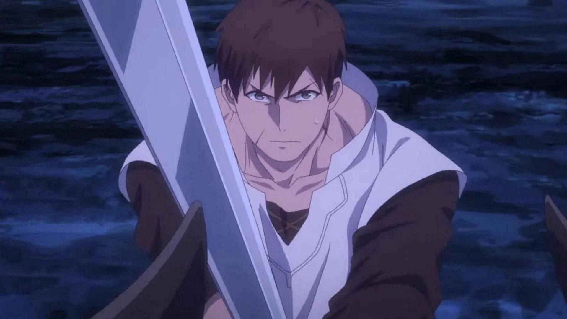 Noor facing the Minotaur as shown in the anime (Image via Studio OLM)