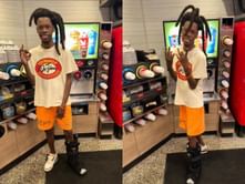 "Bro brought his dog out as a shield" — Internet reacts to Foolio murder suspect Rashad Murphy carrying his pet while being arrested by SWAT Team