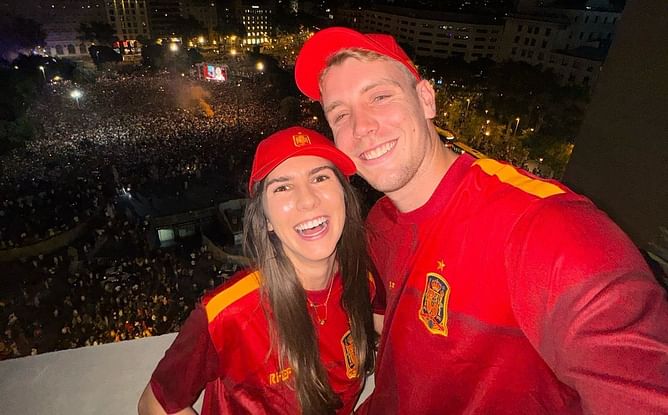 [In Pictures] “What a night!”: Australian cricketer Cameron Green relishes every moment of Spain’s historic Euros 2024 win