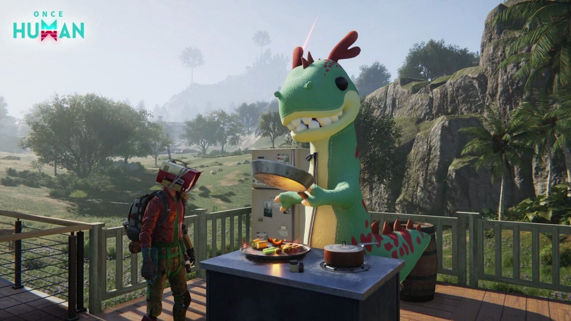 Chefosaurus Rex is an incredible chef - plus he&#039;s super adorable! (Image via NetEase Games)