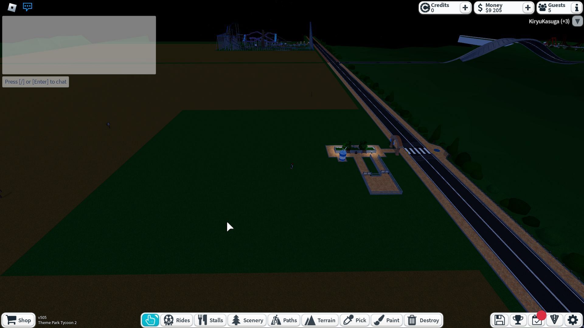 The empty lot (Image via Roblox)