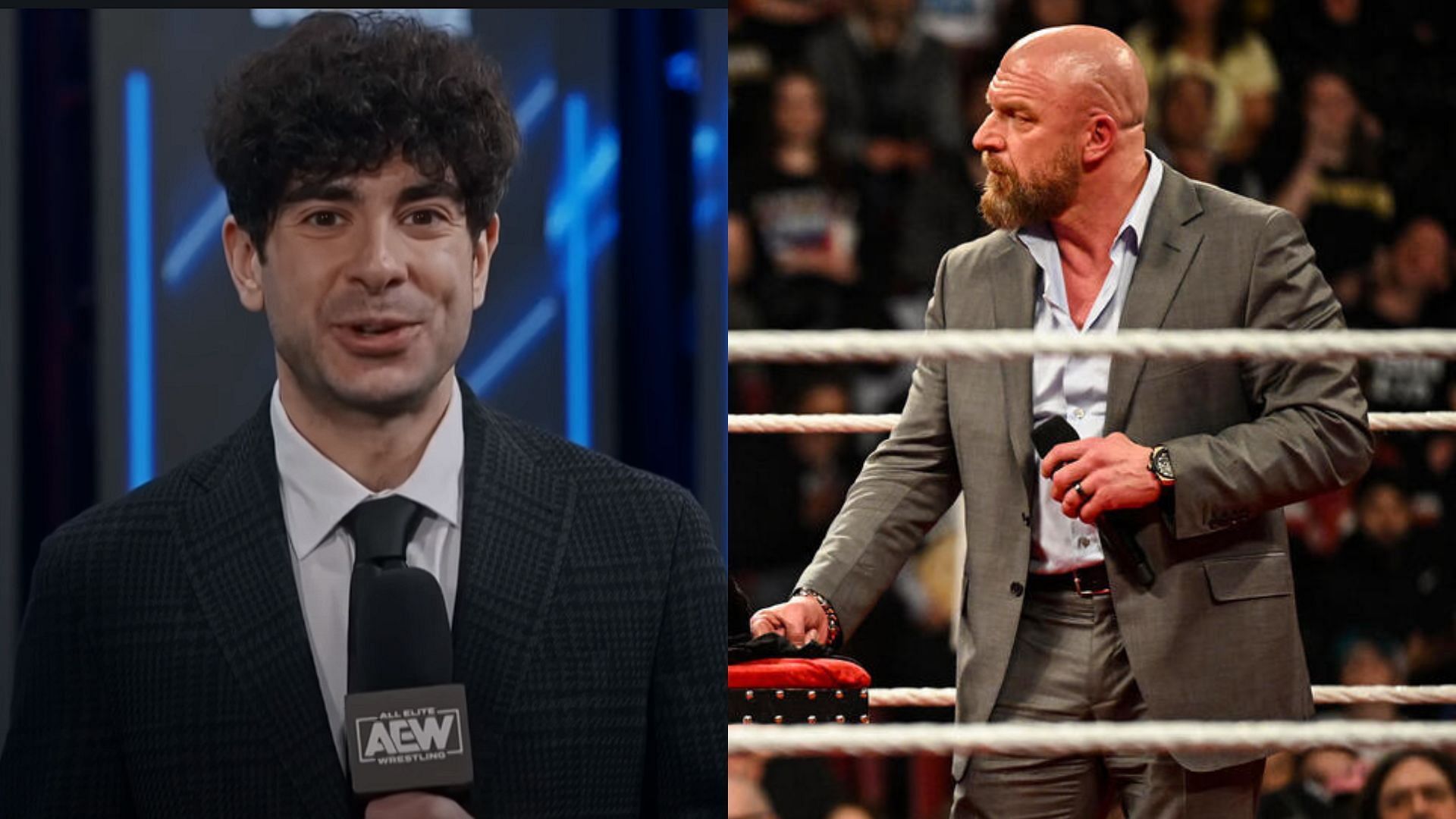 Tony Khan and Triple H are engaged in a bidding war for the top free agents in wrestling [Photo courtesy of AEW