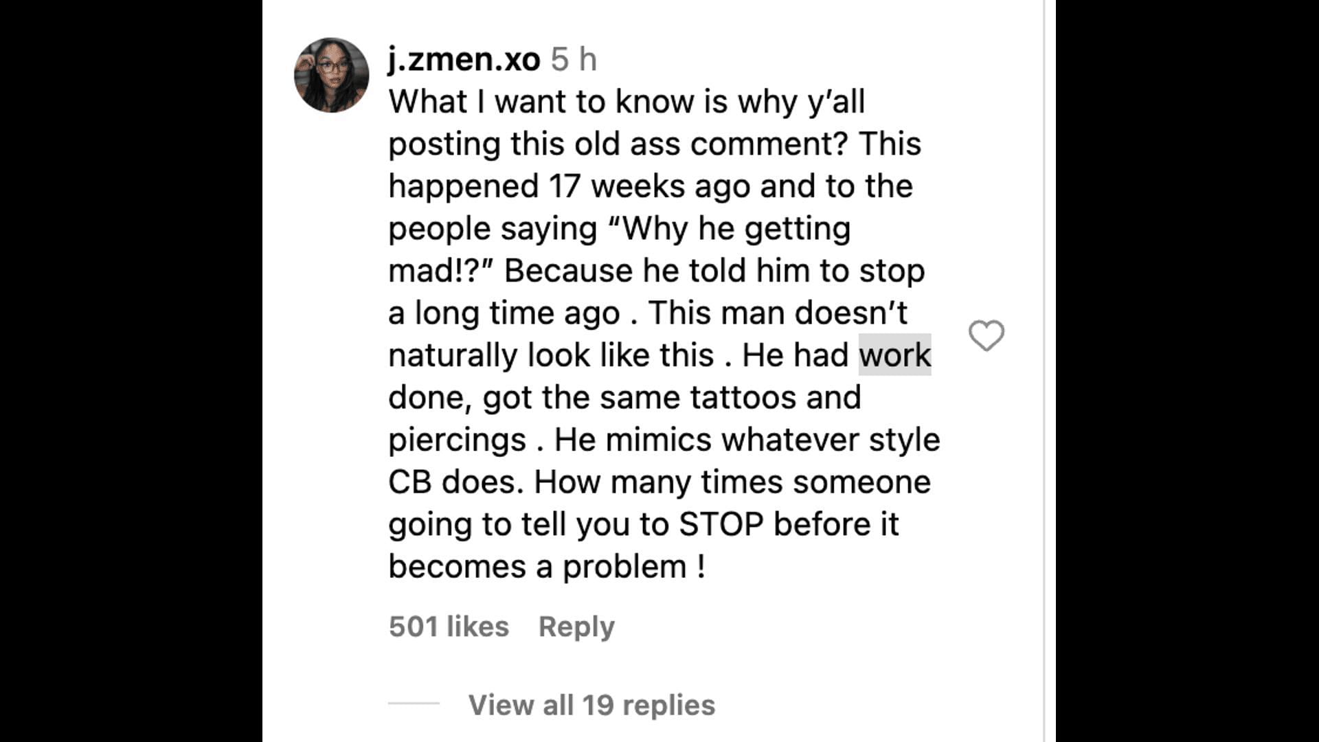 Social media users bash Brown as he lashes out at a fan who resembles him: Reactions and details explored. (Image via @TheShadeRoom/ Instagram)