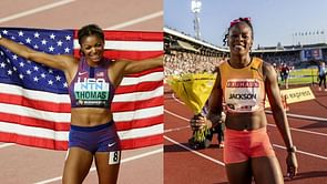 "It's in reach for Shericka Jackson" - Gabby Thomas backs Jamaican rival to break 200m world record at Paris Olympics 2024