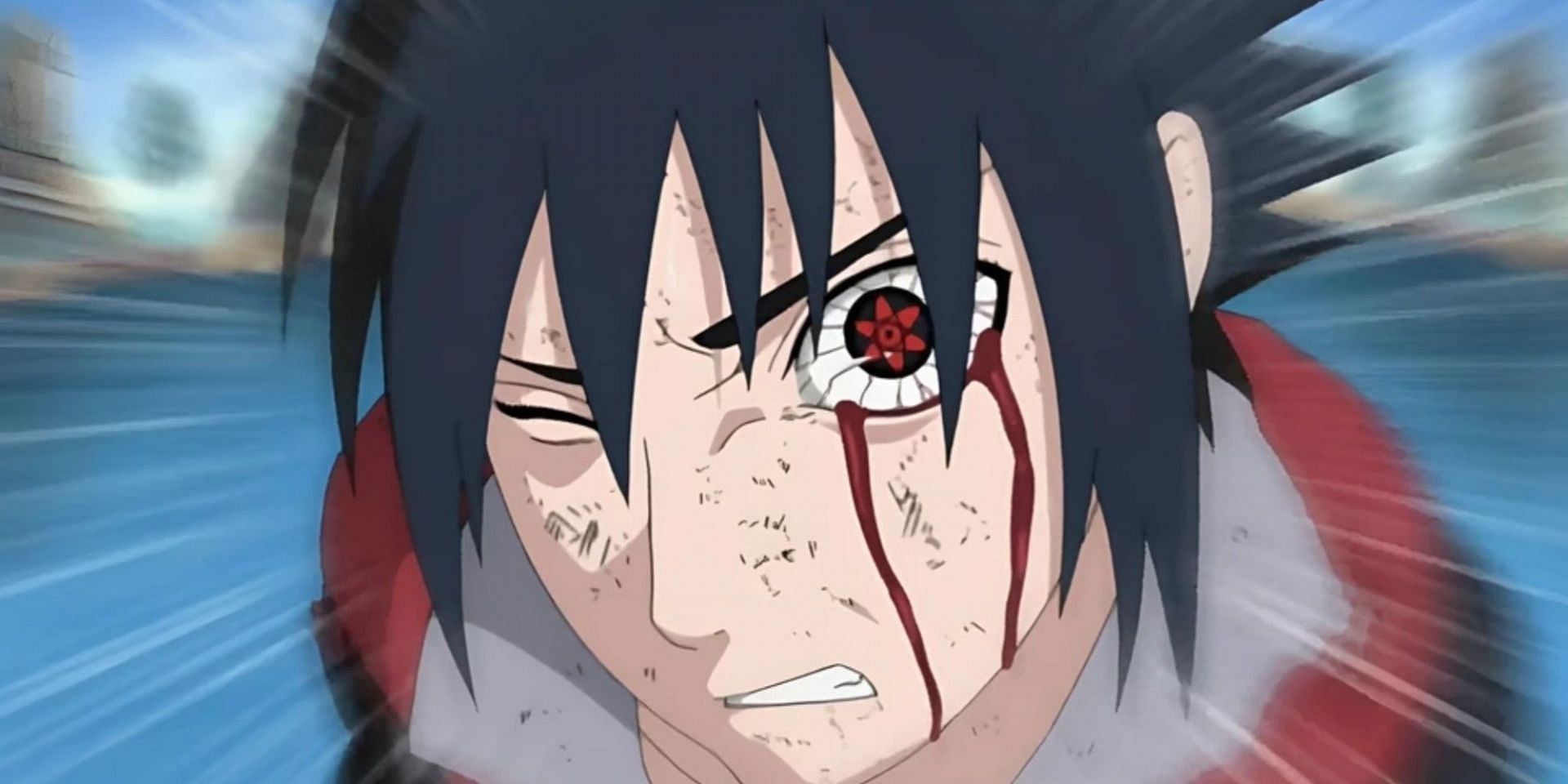 Sasuke using Amaterasu in the anime (Image via Studio Pierrot)