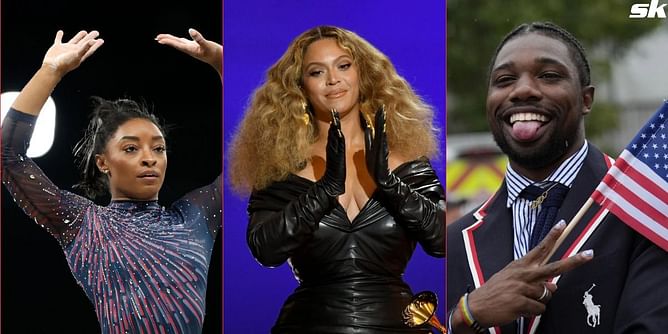 WATCH: Simone Biles, Katie Ledecky, Noah Lyles, and Team USA receive special wishes from Beyonce as they prepare to compete at the Paris Olympics