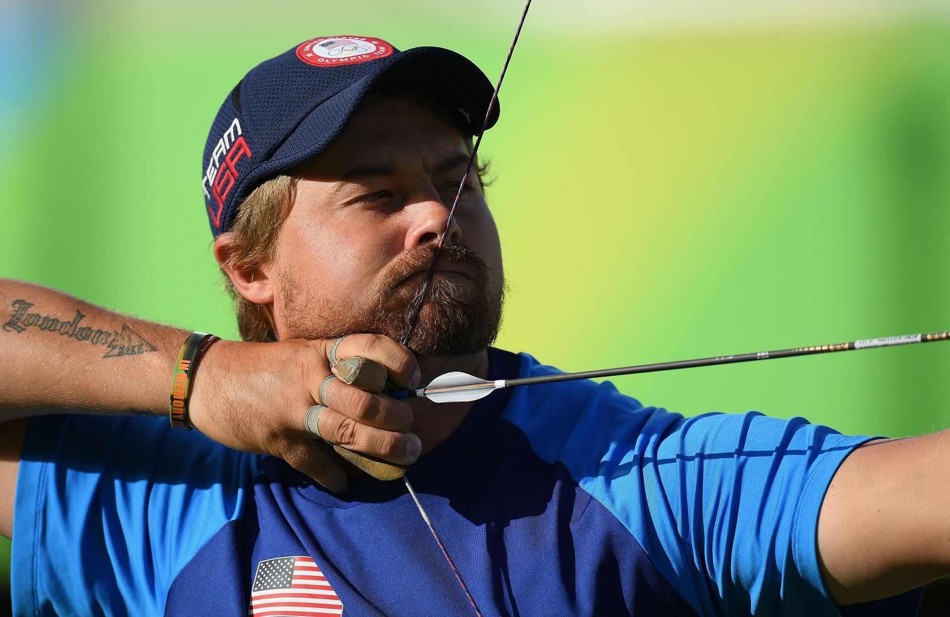 Brady Ellison competing at the Rio Olympics [Image Source: Getty]