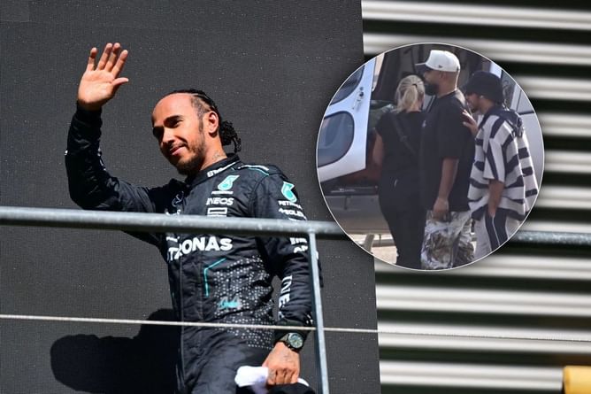 IN PHOTOS: Lewis Hamilton heads to Turkey with family in F1 summer break